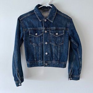 Everlane Women The Shrunken Cropped Denim Jacket Size XS